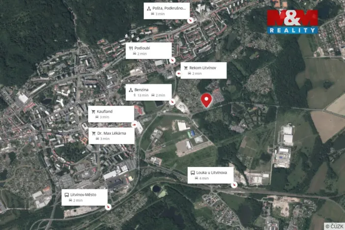 Prodej zahrady, Litvínov, Lomská, 330 m2