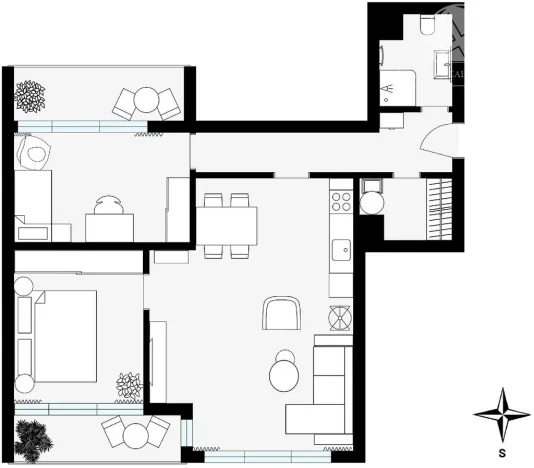 Prodej bytu 3+kk, Praha - Vysočany, V Předním Hloubětíně, 81 m2
