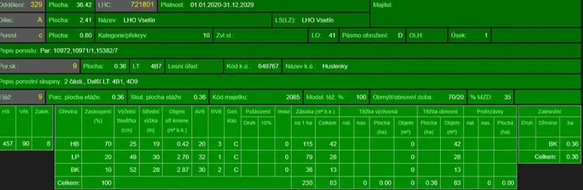 Prodej lesa, Huslenky, 16650 m2