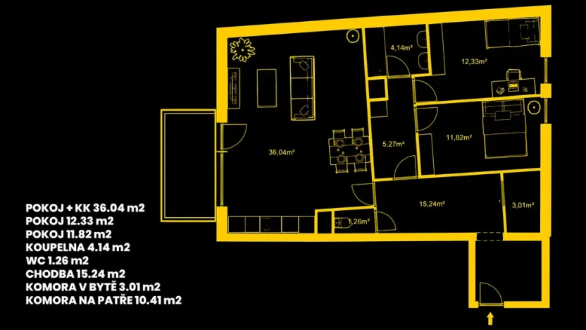 Prodej bytu 3+kk, Hradec Králové, Pražská třída, 100 m2