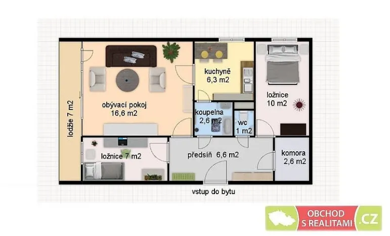 Prodej bytu 3+1, Brandýs nad Labem-Stará Boleslav - Brandýs nad Labem, Vrbová, 61 m2