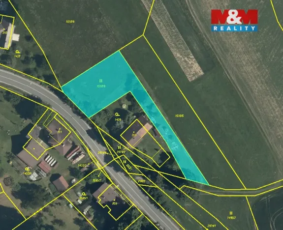 Prodej pozemku pro bydlení, Nekoř - Bredůvka, 1779 m2