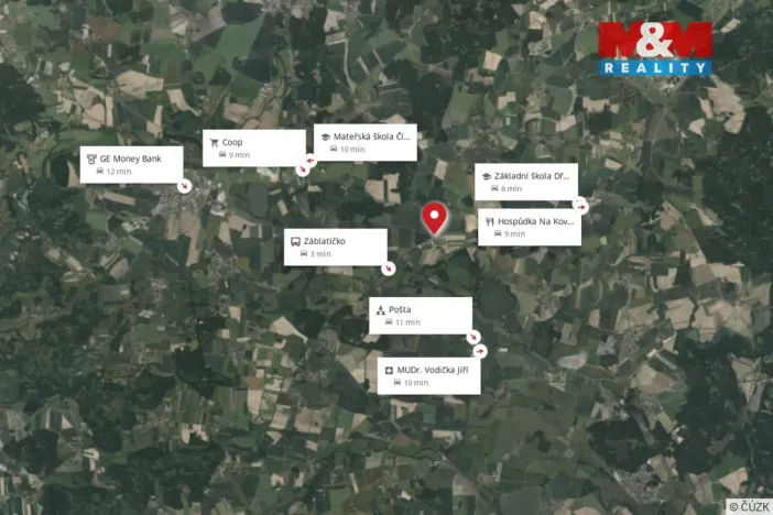 Pronájem rodinného domu, Dříteň - Záblatí, 69 m2