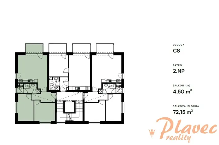 Pronájem bytu 3+kk, Hořovice, Kopřivová, 71 m2