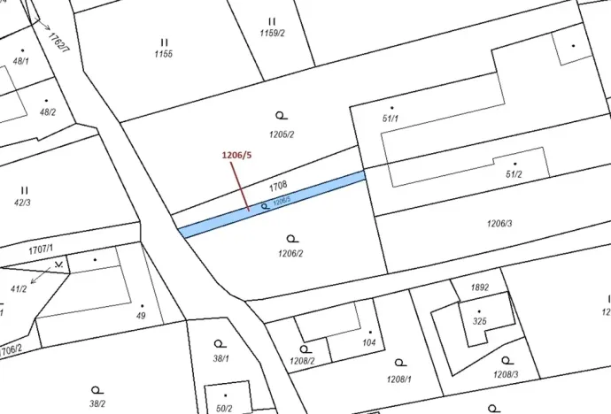 Dražba zahrady, Jílovice, 95 m2