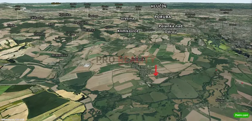 Prodej pozemku pro bydlení, Jistebník, 1045 m2