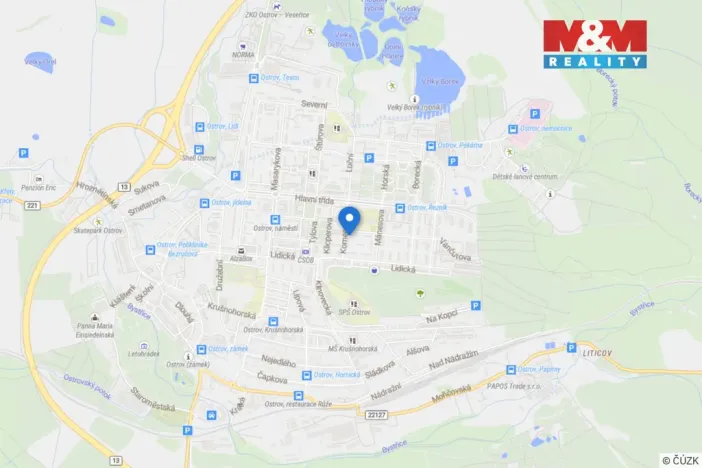 Prodej bytu 2+1, Ostrov, Myslbekova, 63 m2