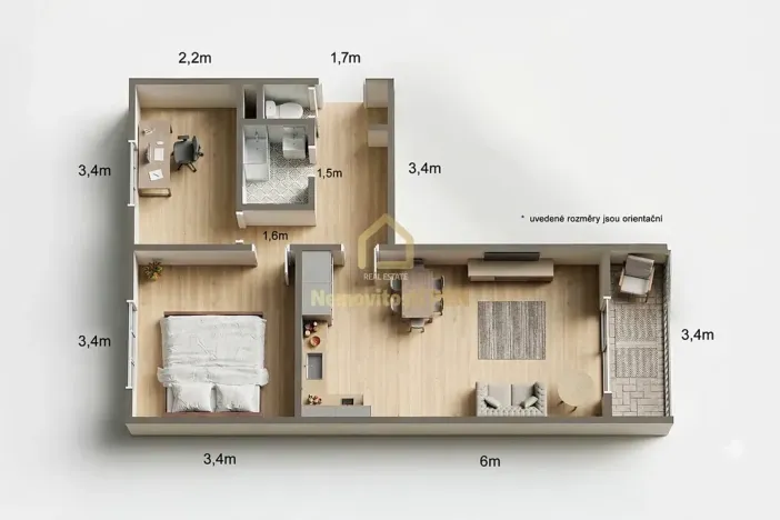 Prodej bytu 3+kk, Ostrava, Kosmonautů, 57 m2