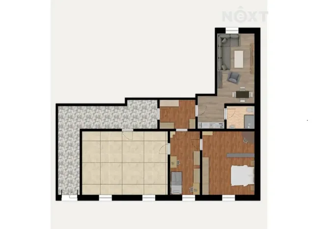 Pronájem bytu 4+kk, Trutnov, K Bělidlu, 94 m2