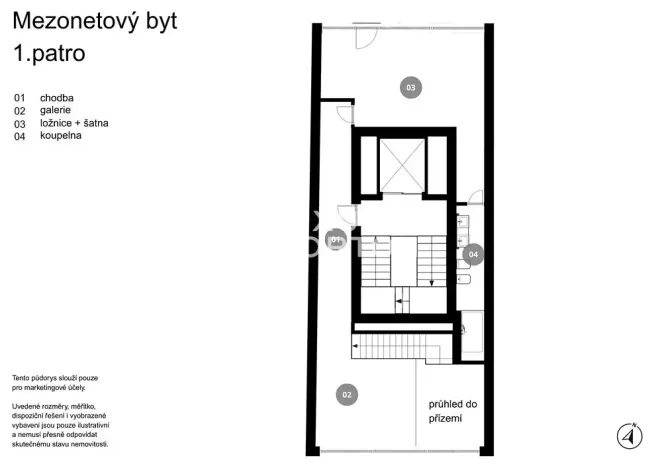 Prodej atypického bytu, Praha - Smíchov, Kobrova, 134 m2