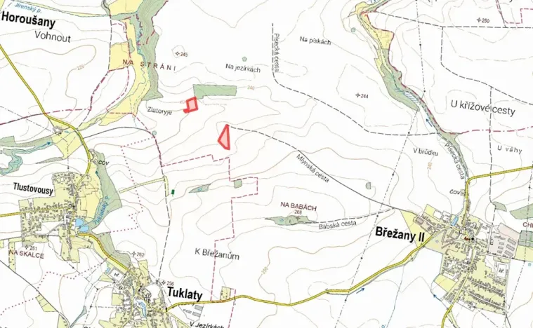 Prodej pole, Břežany II, 8514 m2