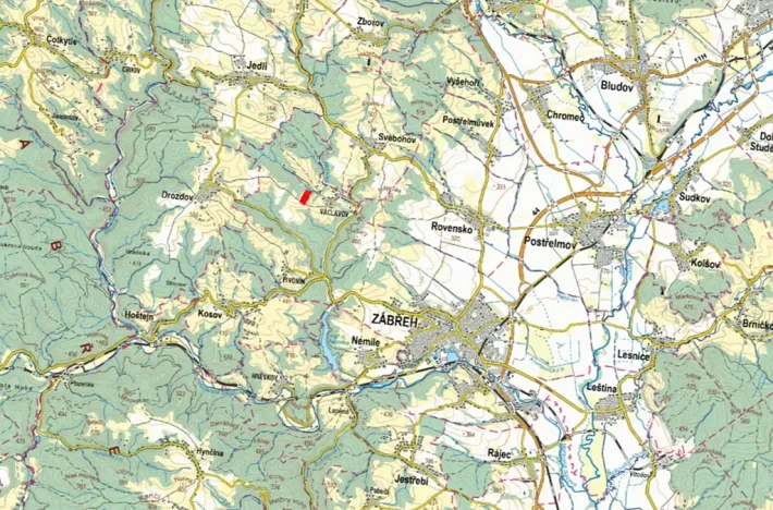 Prodej louky, Zábřeh, 20437 m2