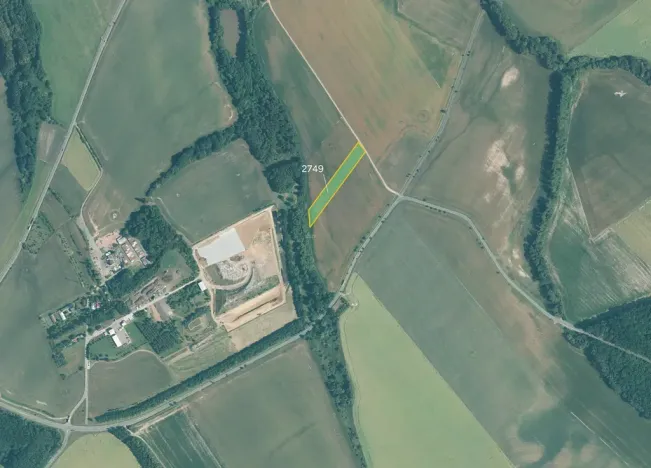 Prodej pole, Mrlínek, 4505 m2