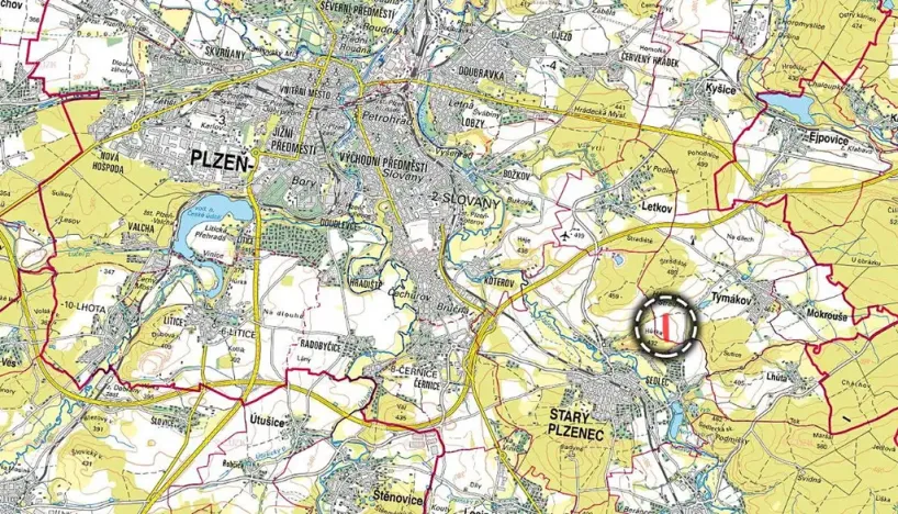 Prodej pole, Tymákov, 14498 m2