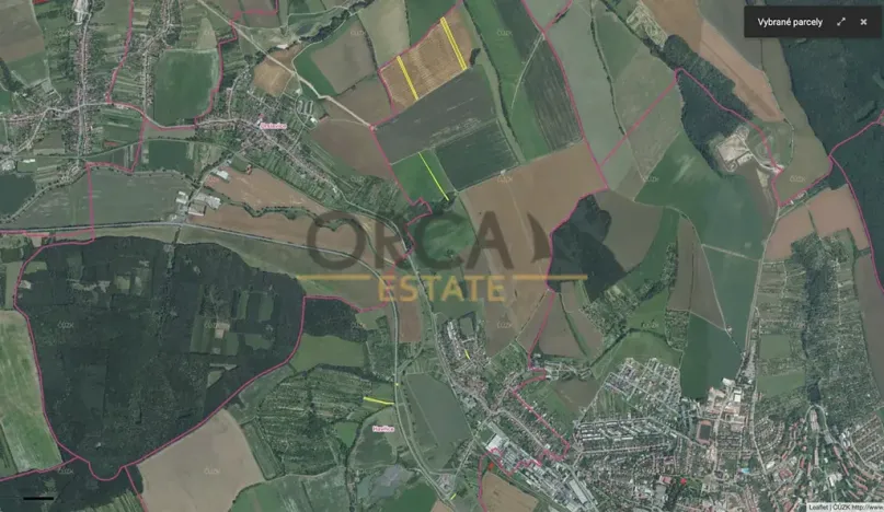 Prodej pole, Uherský Brod, 8064 m2