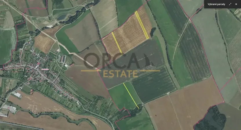 Prodej pole, Uherský Brod, 8064 m2