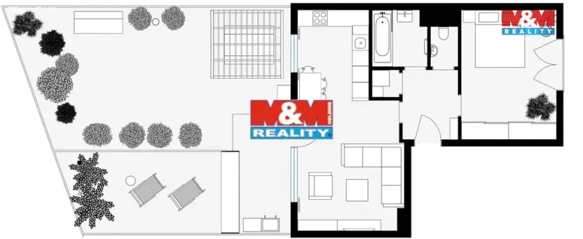 Prodej bytu 2+kk, Praha - Košíře, Musílkova, 56 m2