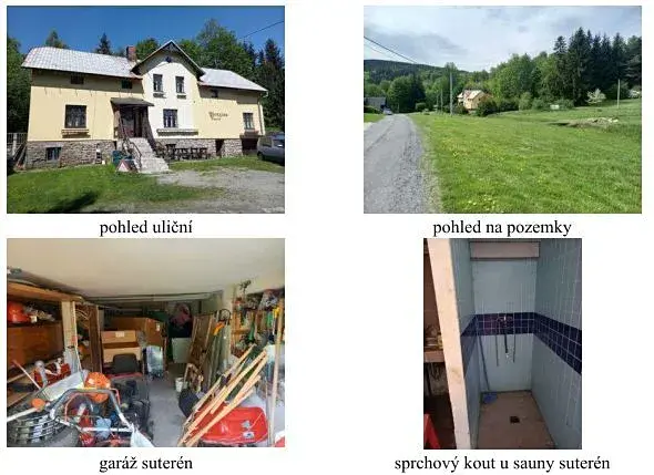 Dražba chalupy, Jindřichov, 550 m2