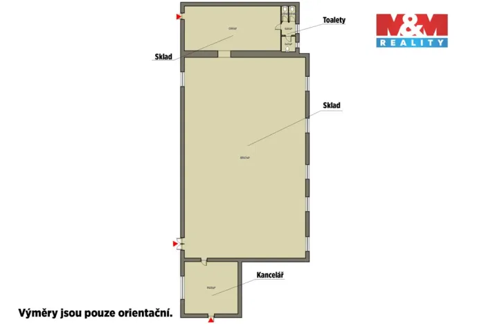 Pronájem skladu, Plzeň - Severní Předměstí, Karlovarská, 427 m2