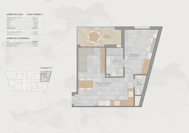 Prodej bytu 2+kk, San Pedro del Pinatar, Španělsko, 63 m2