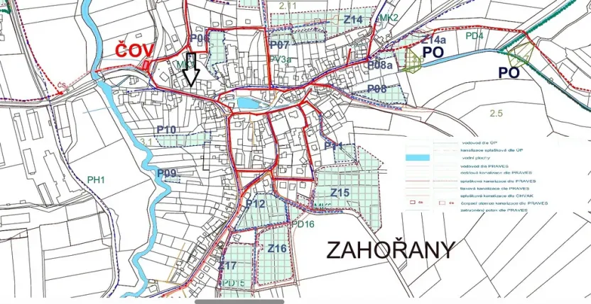 Prodej pozemku, Zahořany, 816 m2