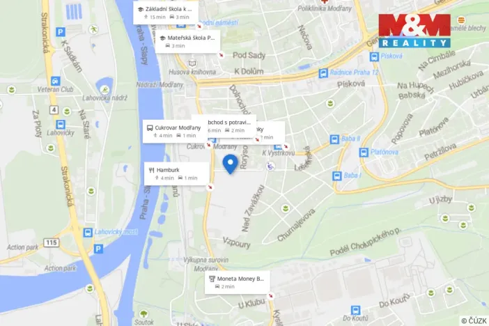 Prodej bytu 2+kk, Praha - Modřany, Zlochova, 49 m2