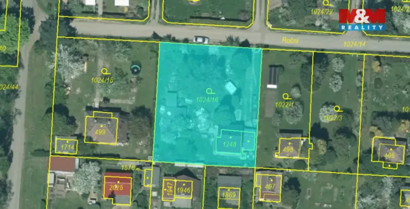 Prodej pozemku pro bydlení, Plzeň - Valcha, 1049 m2