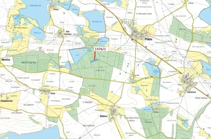 Dražba lesa, Břehov, 13807 m2