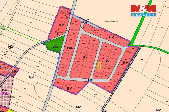 Prodej pozemku pro bydlení, Žáky - Štrampouch, 898 m2