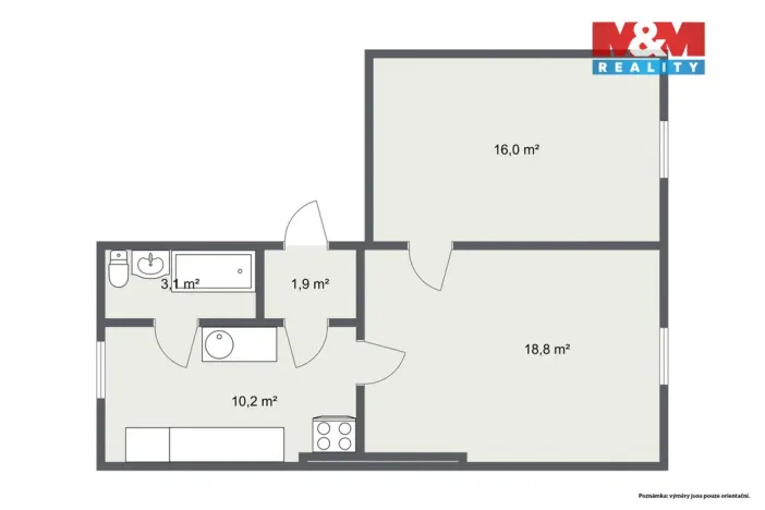 Prodej bytu 2+1, Karlovy Vary - Rybáře, Lad. Koubka, 50 m2
