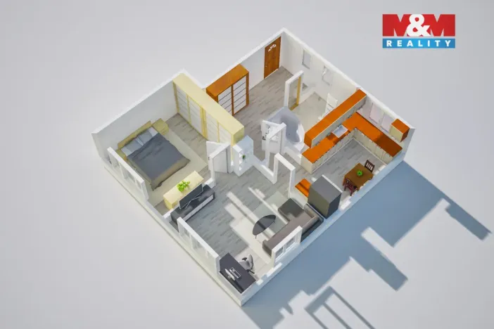 Prodej bytu 2+1, Teplice, Svojsíkova, 56 m2