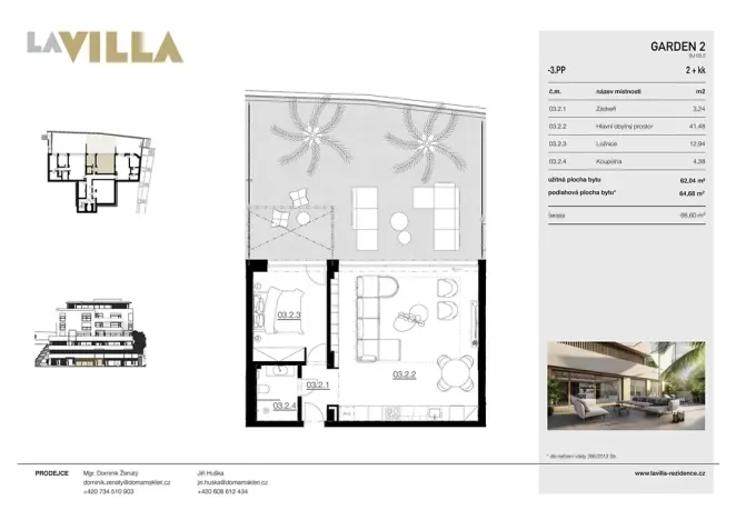Prodej bytu 2+kk, Luhačovice, Zatloukalova, 64 m2