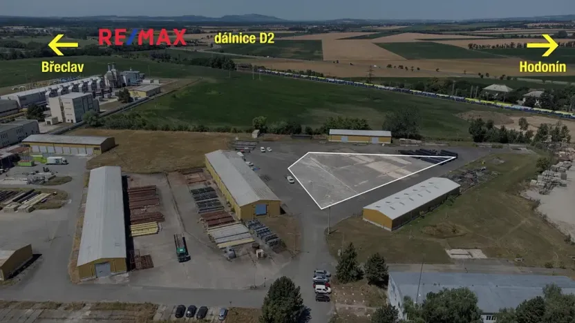 Pronájem komerčního pozemku, Břeclav, 4200 m2