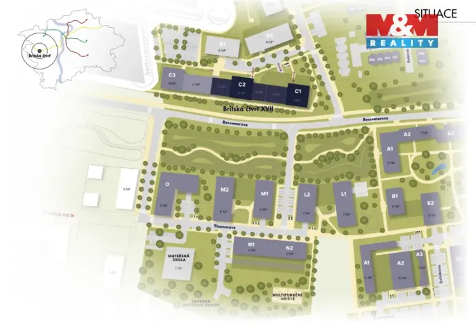 Prodej bytu 2+1, Praha, Svitákova, 56 m2