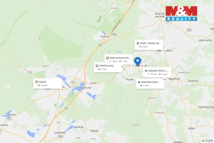 Prodej pozemku pro bydlení, Mokrovraty, 949 m2