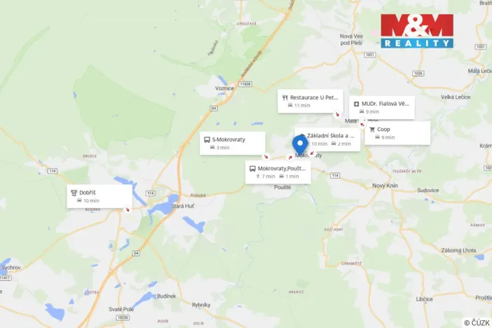 Prodej pozemku pro bydlení, Mokrovraty, 948 m2