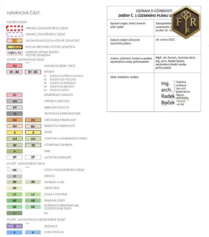 Prodej pozemku, Ostopovice, B. Němcové, 1466 m2