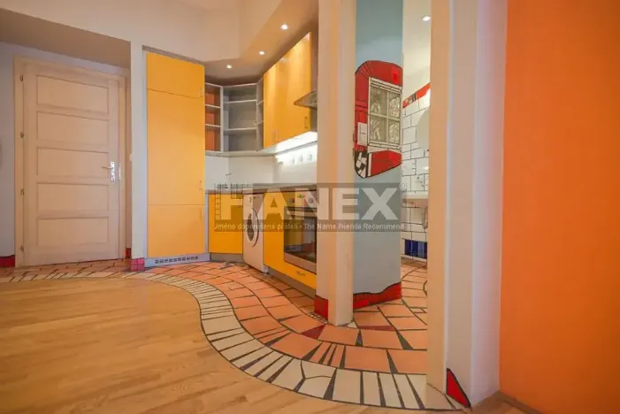 Pronájem bytu 1+kk, Praha - Smíchov, Viktora Huga, 38 m2