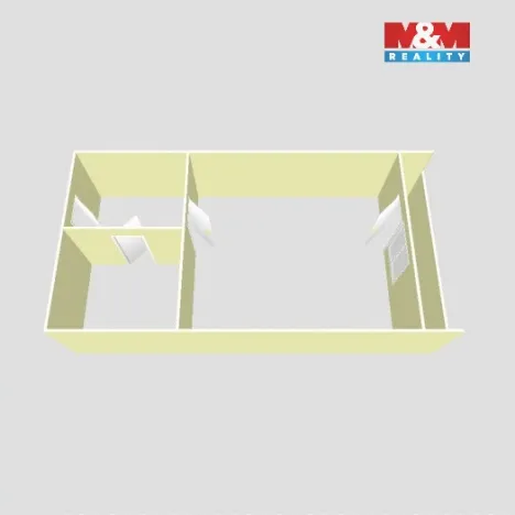 Pronájem bytu 1+kk, Ostrava - Poruba, náměstí Václava Vacka, 30 m2