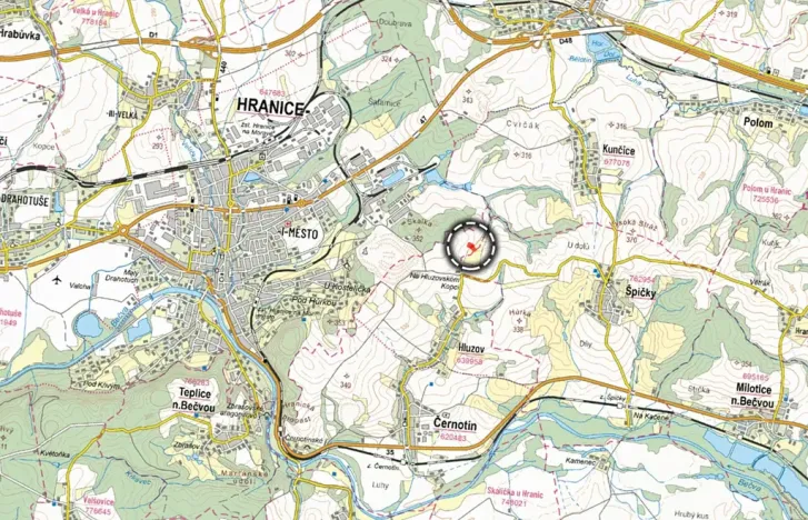 Prodej pole, Černotín, 3040 m2