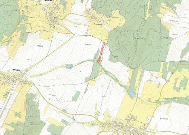 Prodej pole, Melč, 17735 m2