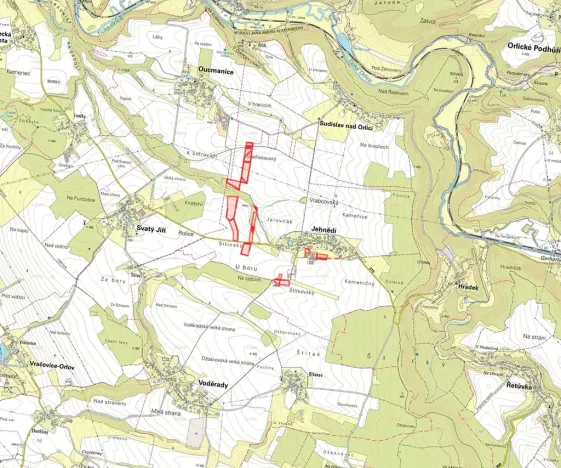 Prodej pole, Jehnědí, 34759 m2