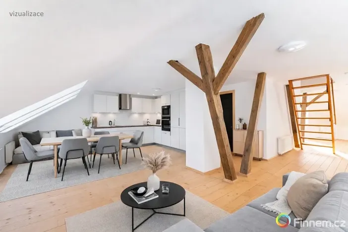 Prodej bytu 4+1, Praha - Smíchov, Klamovka, 146 m2