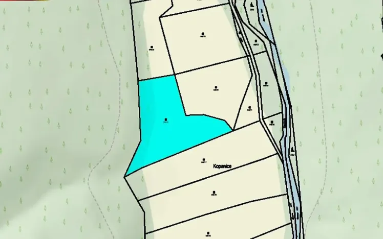 Prodej podílu pole, Bítov, 7251 m2