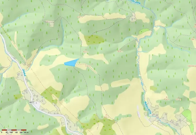 Prodej louky, Halenkov, 5620 m2