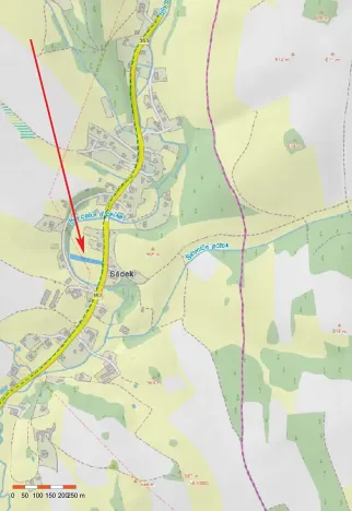 Prodej zahrady, Sádek, 2270 m2