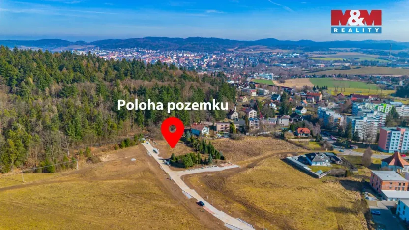 Prodej pozemku pro bydlení, Písek - Hradiště, 1276 m2
