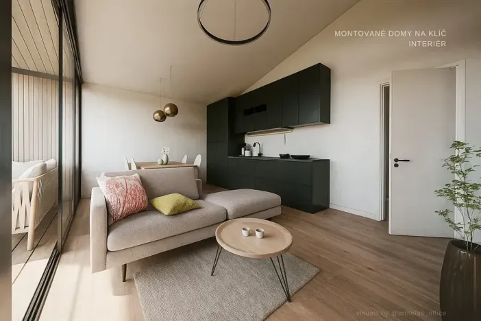 Prodej domu na klíč, Hrušová, 90 m2