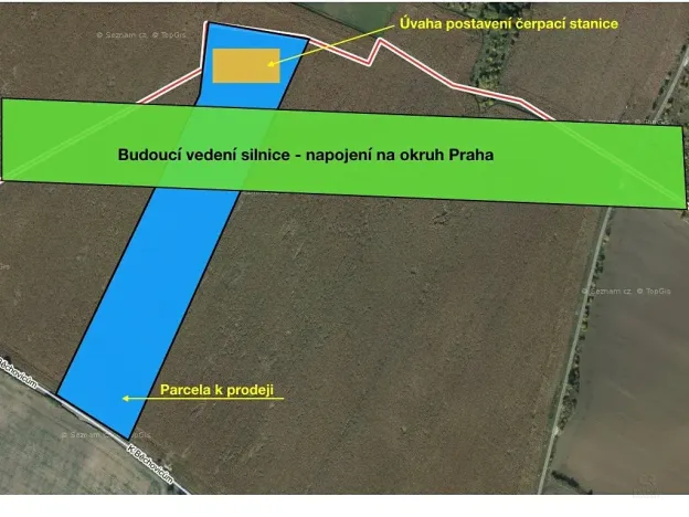 Prodej pole, Praha - Koloděje, Záhornická, 24489 m2