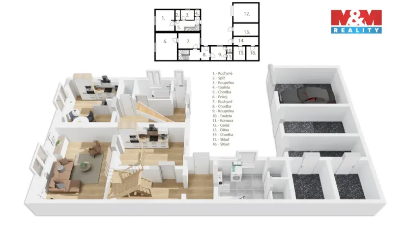 Prodej rodinného domu, Hradec Králové - Svobodné Dvory, U Cihelny, 159 m2